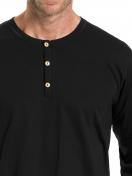 Kumpf Body Fashion Herren langarm Shirt Bio Cotton 99161062 Gr. 6 in schwarz 2