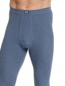 Kumpf Body Fashion lange Herren Unterhose mit Eingriff Workerwear 99375073 Gr. 8 in blau-melange 2