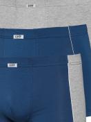 Kumpf Body Fashion Herren Pants 3er Pack Bio Cotton 99935413 Gr. 8 in darkblue-stahlgrau-melange 2