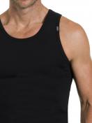 Kumpf Body Fashion Herren Unterhemd Bio Cotton 99996011 Gr. 6 in schwarz 2