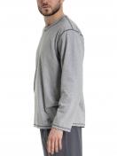 Haasis Bodywear Herren Pyjama Bio-Cotton 77102922 Gr. M in grau-meliert 2