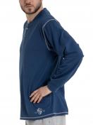 Haasis Bodywear Herren Pyjama Bio-Cotton 77103922 Gr. S in darkblue 2