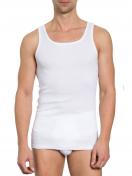 Haasis Bodywear 2er Pack Herren Unterhemd Bio-Cotton 77201011 Gr. L in weiss 2