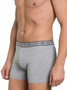 Haasis Bodywear 3er Pack Herren Pants Bio-Cotton 77352413 Gr. S in grau-meliert 2
