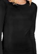 Nina von C. Langarm Damen Shirt Fine Cotton 70 471 111 0 Gr. 40 in schwarz 2