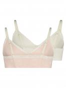 Skiny Mädchen Bustier 2er Pack CottonLace Multipack 030003 Gr. 152 in pearlflowers selection 2