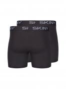 Skiny Herren Pant long leg 2er Pack Cotton Multipack 080686 Gr. L in black 2