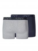Skiny Herren Pant 2er Pack Cotton Multipack 086835 Gr. S in greyblue selection 2