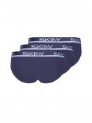 Skiny Herren Brasil Slip 3er Pack Cotton Multipack 086839 Gr. M in crown blue 2