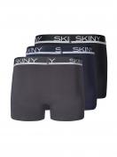 Skiny Herren Pant 3er Pack Cotton Multipack 086840 Gr. XL in greyblueblack selection 2