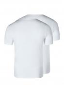 Skiny Herren V-Shirt kurzarm 2er Pack Shirt Multipack 086911 Gr. M in white 2