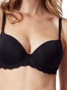 Huber Push-up BH hautnah Micro Lace 015585 Gr. 80 B in black 2