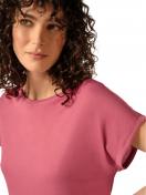 Huber Damen Shirt kurzarm hautnah Night Basic Selection 019004 Gr. 42 in rose wine 2