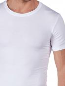 Huber Herren Shirt kurzarm hautnah Soft Modal 112589 Gr. XL in white 2