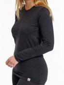 Haasis Bodywear Damen Shirt 1/1 Arm Wolle & Seide 66141630 Gr. L in stahlgrau 2