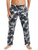 Haasis Bodywear Herren Pyjamahose Alloverprint 77108873 Gr. XXL in navy-dschungel 2