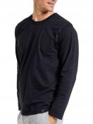 Haasis Bodywear Herren T-Shirt 1/1 Arm Slub Single Jersey 77121163 Gr. S in schwarz 2