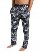 Kumpf Body Fashion Pyjama Hose ORGANIC 99976873 Gr. S/48 in navy-dschungel 2