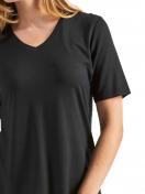 Halbarm-Shirt Loungewear Modal 16 460 874 0 Gr. 38 in schwarz 2