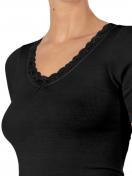 Damen T-Shirt Wool Silk 29 460 846 0 Gr. 38 in schwarz 2