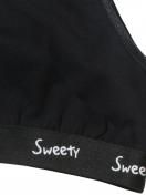 Sweety for Kids Mädchen Bustier Single Jersey 5491 Gr. 164 in schwarz 3
