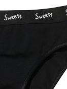 Sweety for Kids Mädchen Slip Single Jersey 5529 Gr. 128 in schwarz 3