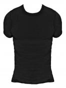 Kumpf Body Fashion Herren T-Shirt 1/2 Arm Wolle-Seide 96295153 Gr. 5 in schwarz 3