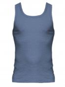 Kumpf Body Fashion 2er Sparpack Herren Unterhemd Workerwear 99375011 Gr. 9 in blau-melange kiesel-melange 3