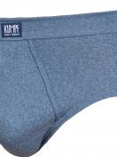 Kumpf Body Fashion 2er Sparpack Herren Slip Workerwear 99375123 Gr. 9 in blau-melange 3