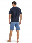 Haasis Bodywear Herren Pyjama Bio-Cotton 77104912 Gr. L in navy 3