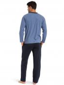 Haasis Bodywear Herren Pyjama Bio-Cotton 77104922 Gr. XXL in poseidon 3
