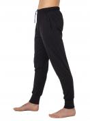 Haasis Bodywear Herren Jogpants Bio-Cotton 77111876 Gr. XL in schwarz 3
