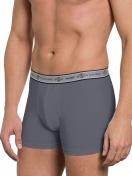Haasis Bodywear 2er Pack Herren Pants Bio-Cotton 77272413 Gr. XXL in mittelgrau-weinrot 3