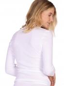 Nina von C. Langarm Damen Shirt Fine Cotton 70 471 111 0 Gr. 48 in weiss 3