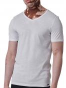 Skiny Herren V-Shirt kurzarm 2er Pack Shirt Multipack 086911 Gr. M in white 3