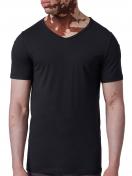 Skiny Herren V-Shirt kurzarm 2er Pack Shirt Multipack 086911 Gr. XXL in black 3