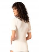 Huber Damen Shirt kurzarm Cotton Embroidery 015030 Gr. 48 in white 3