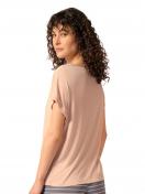 Huber Damen Shirt kurzarm hautnah Night Basic Selection 019004 Gr. 40 in dusty rose 3