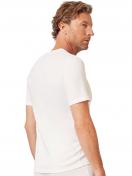 Huber Herren T-Shirt hautnah Casual Cotton 110054 Gr. L in white 3