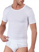 Huber Herren Shirt kurzarm 2er Pack Cotton 2 Pack Double Rib 112144 Gr. L in white 3