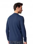 Huber Herren Shirt langarm hautnah Night Basic Selection 117102 Gr. M in dress blue 3