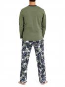 Haasis Bodywear Herren Pyjama Alloverprint 77108922 Gr. XXL in navy-dschungel 3