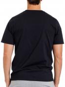 Haasis Bodywear Herren T-Shirt 1/2 Arm Slub Single Jersey 77121153 Gr. XL in schwarz 3