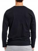 Haasis Bodywear Herren T-Shirt 1/1 Arm Slub Single Jersey 77121163 Gr. S in schwarz 3