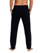 Haasis Bodywear Herren Pyjamahose Slub Single Jersey 77121873 Gr. XL in schwarz 3
