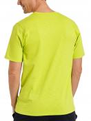 Haasis Bodywear Herren T-Shirt 1/2 Arm Slub Single Jersey 77123153 Gr. M in lime 3