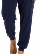 Kumpf Body Fashion Frottee Pyjama Serafino Classic 99179922 Gr. S/48 in navy-terra 3