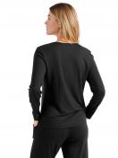 Damen Langarm-Shirt Loungewear Modal 16 470 874 0 Gr. 44 in schwarz 3