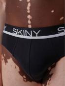 Skiny 6er Pack Herren Brasil Slip Cotton Multipack 086839 Gr. L in black 3