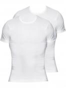 Kumpf Body Fashion HerrenT-Shirt 1/2 Arm 2er Pack Bio Cotton 99161143 Gr. 5 in weiss 4